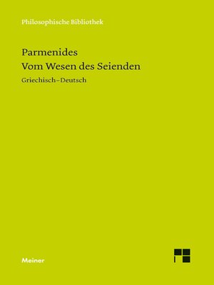 cover image of Vom Wesen des Seienden